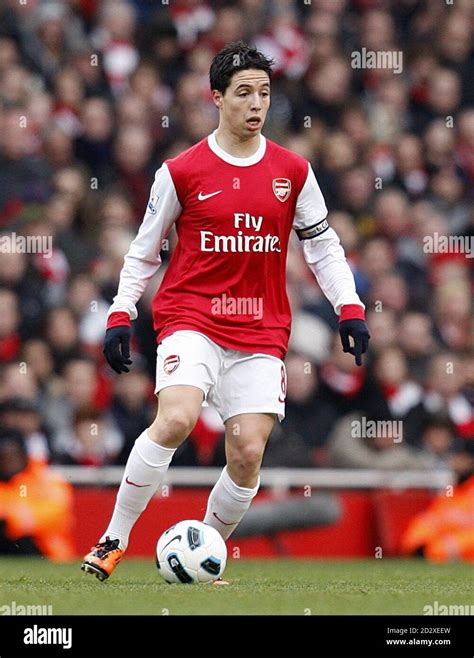 Samir Nasri fiatalon, az Arsenal mezében