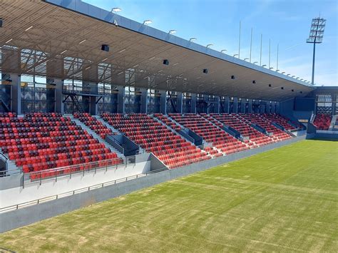 A stadion helyszínrajza