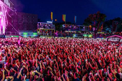 A Budapest Park látképe egy rendezvény alatt