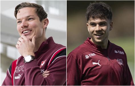 Philippe Rommens, az Újpest és Stefan Gartenmann, a Ferencváros játékosa párharca