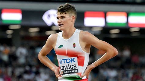 Kovács Ferenc Soma egy versenyen fut
