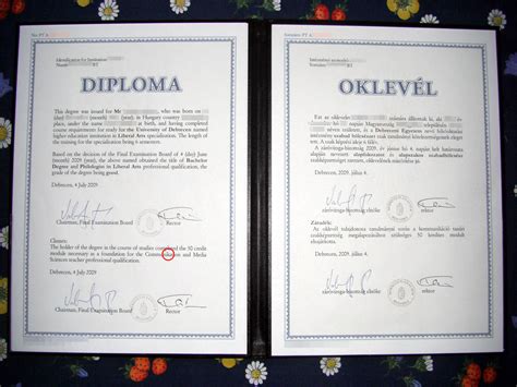 Magyar egyetemi diploma