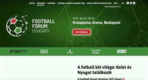Football Forum Hungary 2024 konferencia
