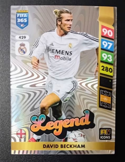 Ritka David Beckham gyűjtői kártya
