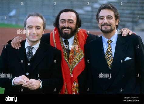 A Három tenor, Plácido Domingo, Luciano Pavarotti és José Carreras közös fellépésen