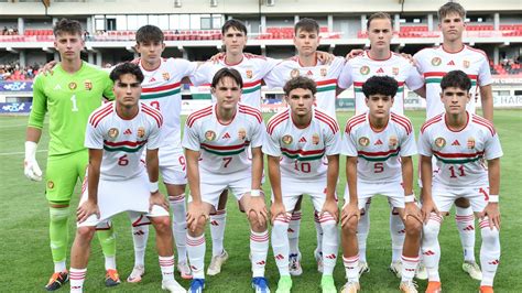 Magyar U17-es válogatott gólöröm