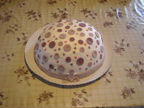 Félgömb torta formázása és krémrétegek