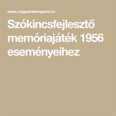 Szókincsfejlesztő memóriajáték tárgyakkal