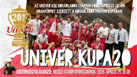 Az Univer KSE csapata a Magyar Kupa döntőjében