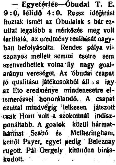 Régi ETO dicsőségek és ereklyék