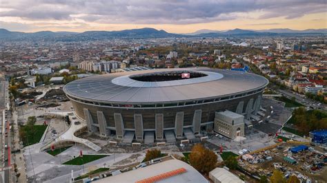 A modern Puskás Aréna a megnyitó napján, 2019. november 15-én