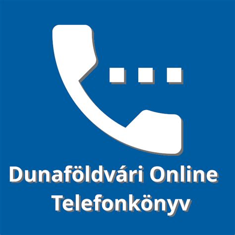 Online telefonkönyv felület