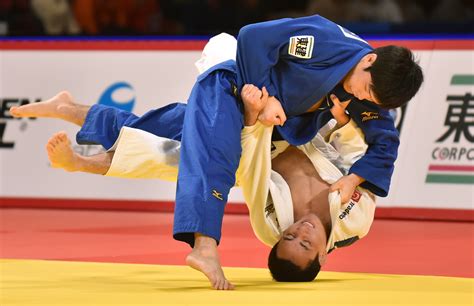 Judo mérkőzés pillanata