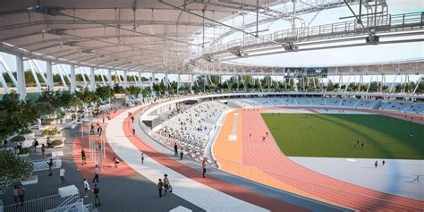Atlétikai stadion belső tér