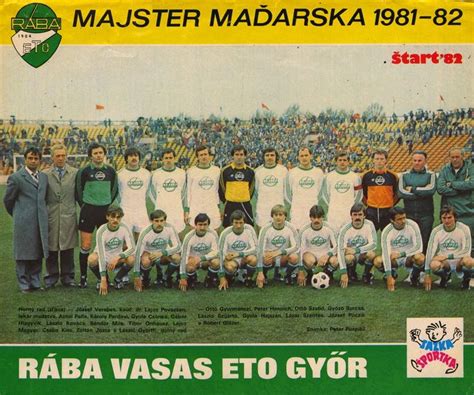 Rába ETO 1982-es bajnokcsapatának ünneplése