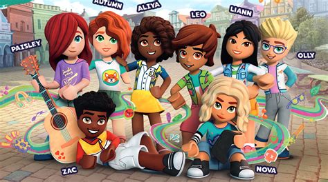 LEGO Friends karakterek sportolás közben