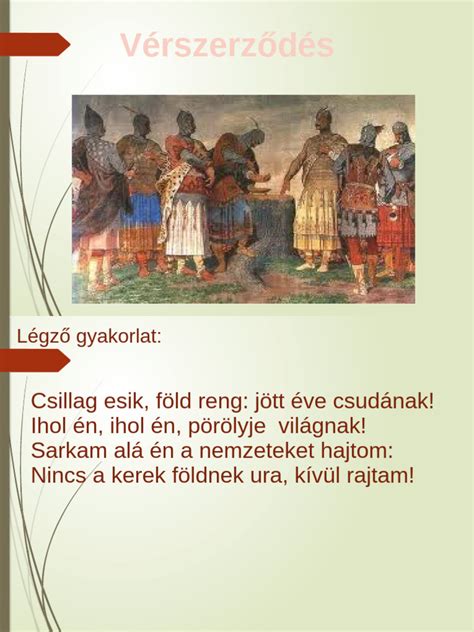 A Vérszerződés aláírása