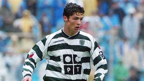 Fiatal Cristiano Ronaldo Sporting CP mezben