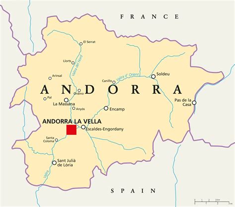 Térkép: Andorra és Grúzia elhelyezkedése Európában