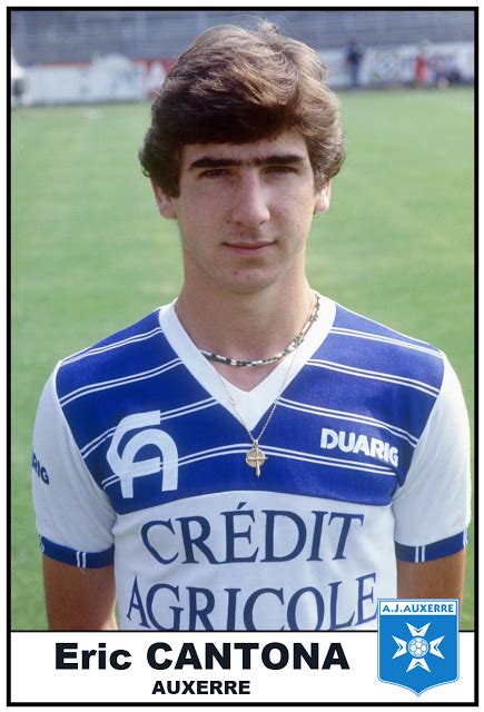 Éric Cantona fiatalon az Auxerre színeiben