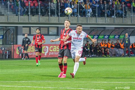 A Csíkszereda labdarúgócsapata mérkőzés közben