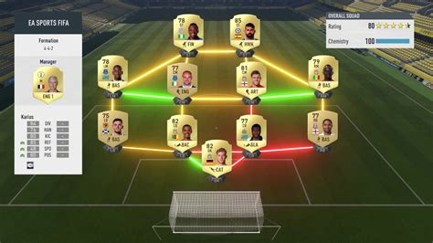 FIFA 19 Chemistry Style kártya