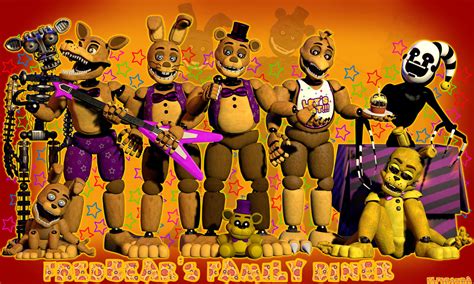 Fredbear's Family Diner animatronics