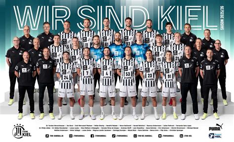 A THW Kiel csapata
