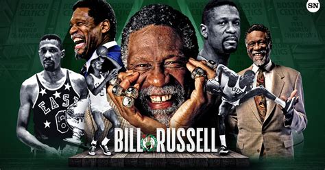 Bill Russell bajnoki gyűrűkkel