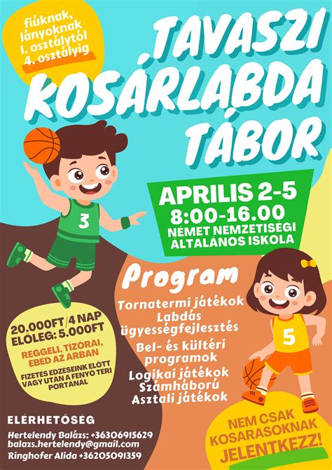 nyári kosárlabda tábor