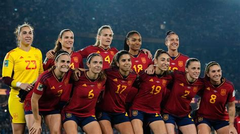 A spanyol női labdarúgó-válogatott, világbajnokok