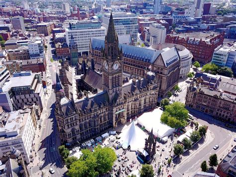Manchester város látképe