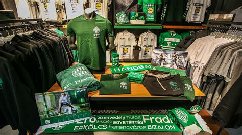 Fradi Shop termékkínálat és kollekciók