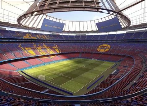 Spotify Camp Nou stadion belülről, mérkőzés közben