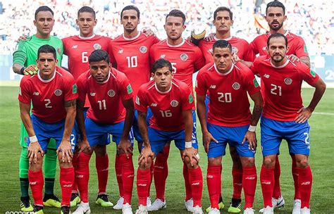 Costa Rica labdarúgó-válogatott csapatkép