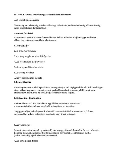 A beszéd megértésének folyamata