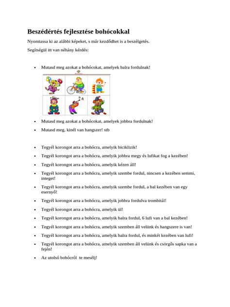 A beszédértés fejlesztésének modellje