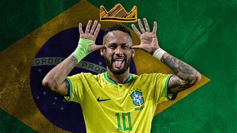 Neymar akcióban a brazil válogatottban