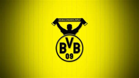Borussia Dortmund logó és a város látképe
