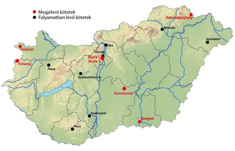 Térkép a veszprémi kollégiumok elhelyezkedéséről