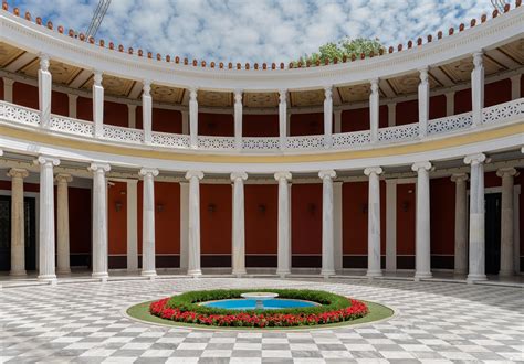 A Zappeion kiállítási csarnok udvara