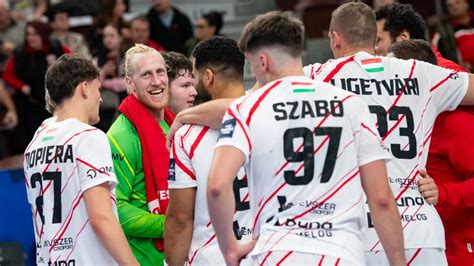 A Veszprém és a Szeged játékosai a Magyar Kupa elődöntőjében