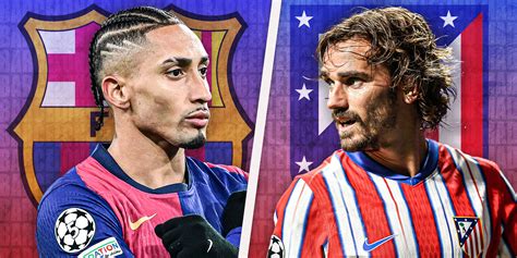 Atlético Madrid és FC Barcelona játékosai egy intenzív meccsen