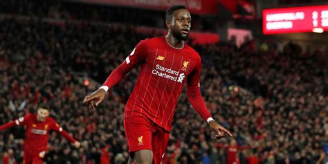 Divock Origi első gólját ünnepli a Liverpool-Barcelona mérkőzésen