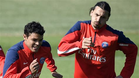 Zlatan Ibrahimović és Thiago Silva a PSG-ben