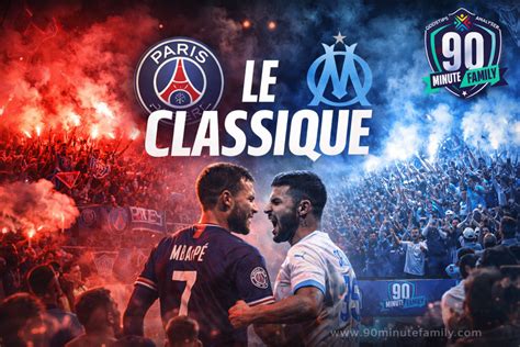 PSG - Olympique Marseille Le Classique rivalizálás