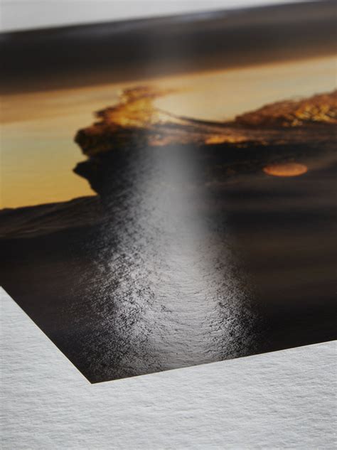Hahnemühle Fine Art papír és keretezésének közelképe
