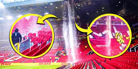 Az Old Trafford a mérkőzés napján, tele nézőkkel