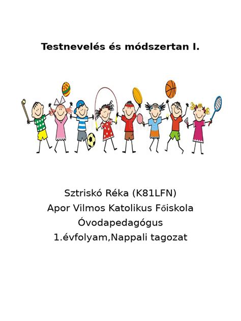 Óvodai labdás mozgásfoglalkozás Veszprémben
