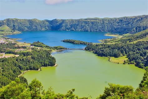 Lagoa Azul és Lagoa Verde São Miguel szigetén